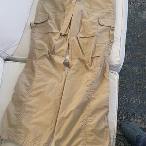 Lauren Ralph Lauren Beige Belted Pants